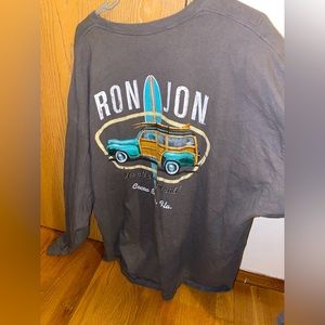 Oversized long sleeve Ron Jon shirt